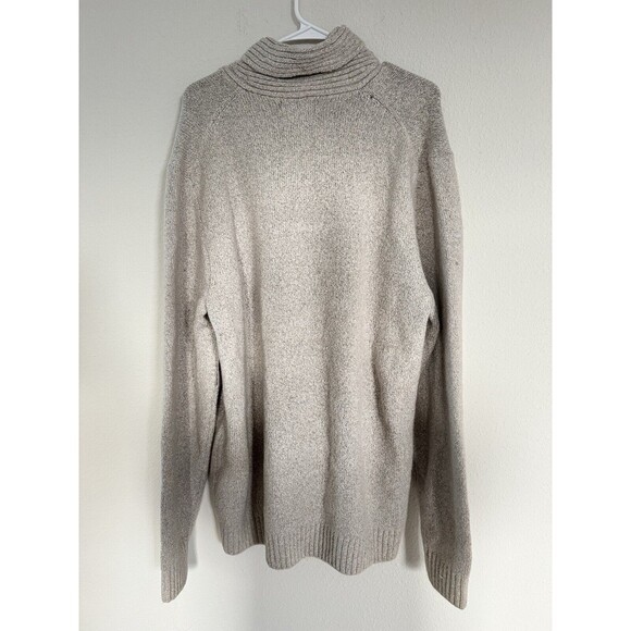 Men’s XXL NWT Old Navy Knit Gray Single Button Classic High Neck Sweater - Picture 2 of 6